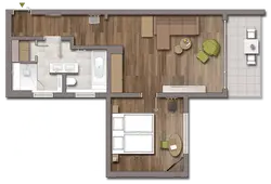 Grundriss der Wellness Suite